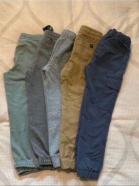 Cat & Jack Boys 5T Jogger/Sweatpant Bundle – 5 Pack
